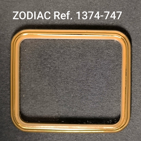 ZODIAC - orig. NOS Uhrglas eingefasst in orig. NOS Lünette - Vintage - Ref. 1374-747
