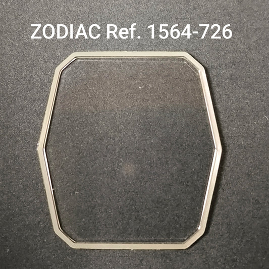 ZODIAC - orig. NOS Uhrglas - Vintage - Ref. 1564-726