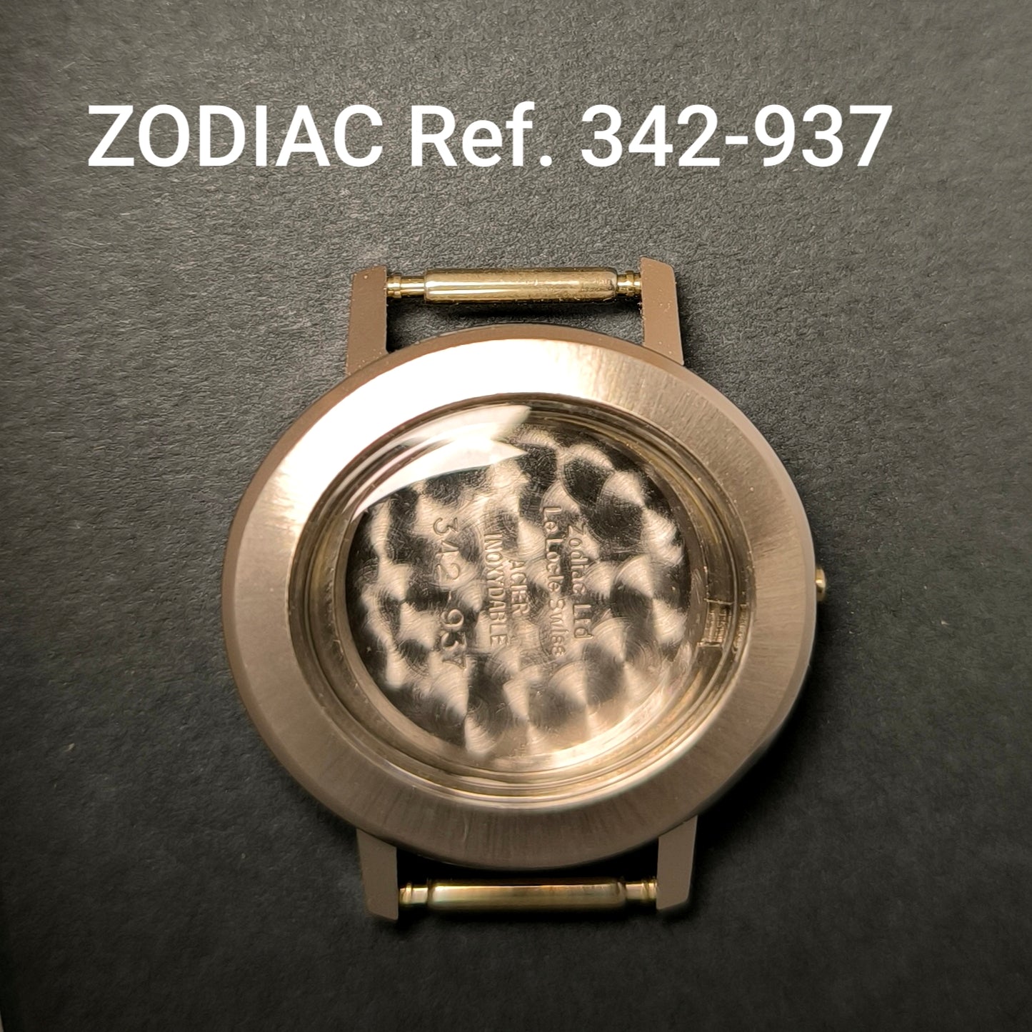 ZODIAC - Vintage NOS - orig. Gehäuse & Glas - Stahl - Ref. 342-937