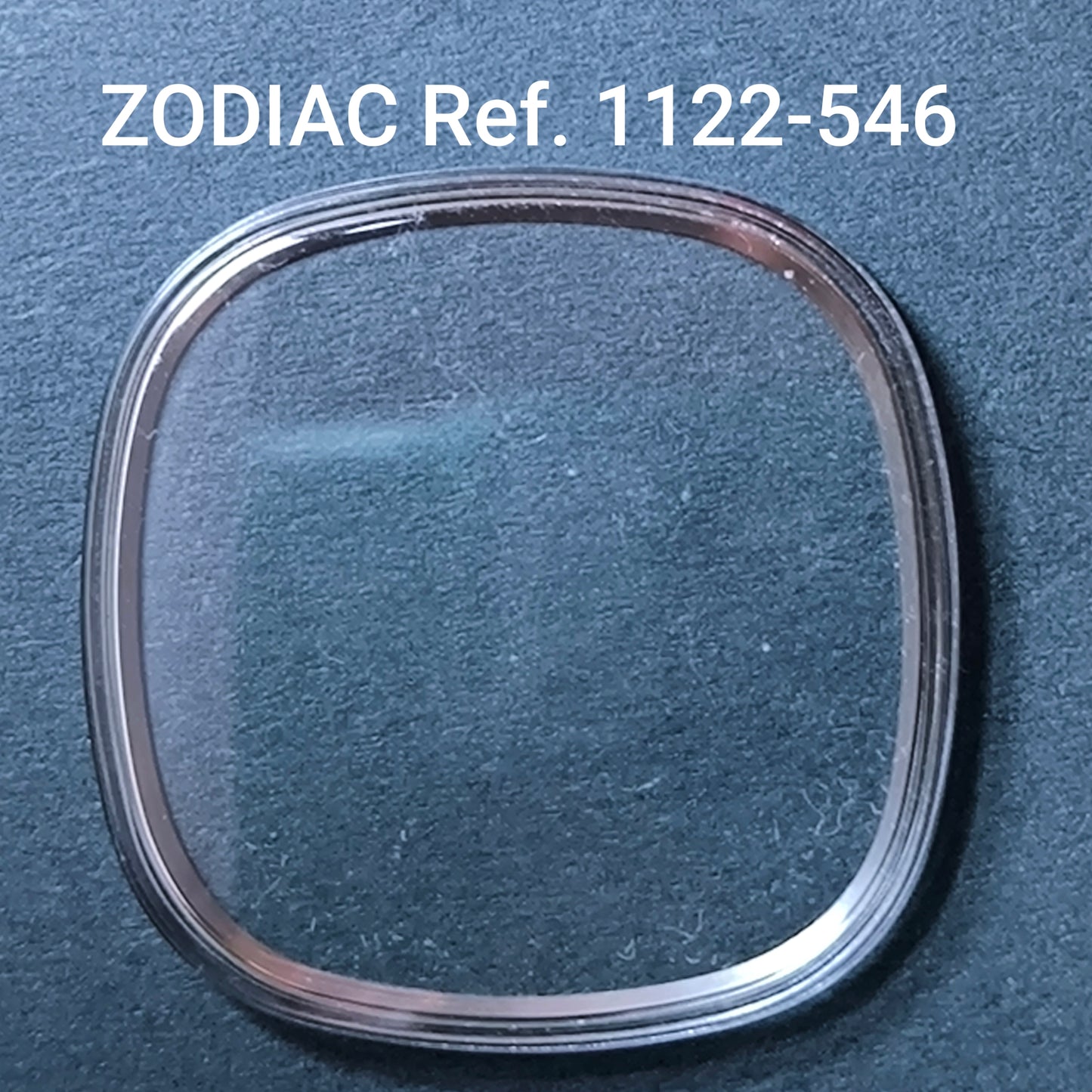 ZODIAC - orig. NOS Uhrglas - Vintage - Ref. 1122-546 - ATC Spannring