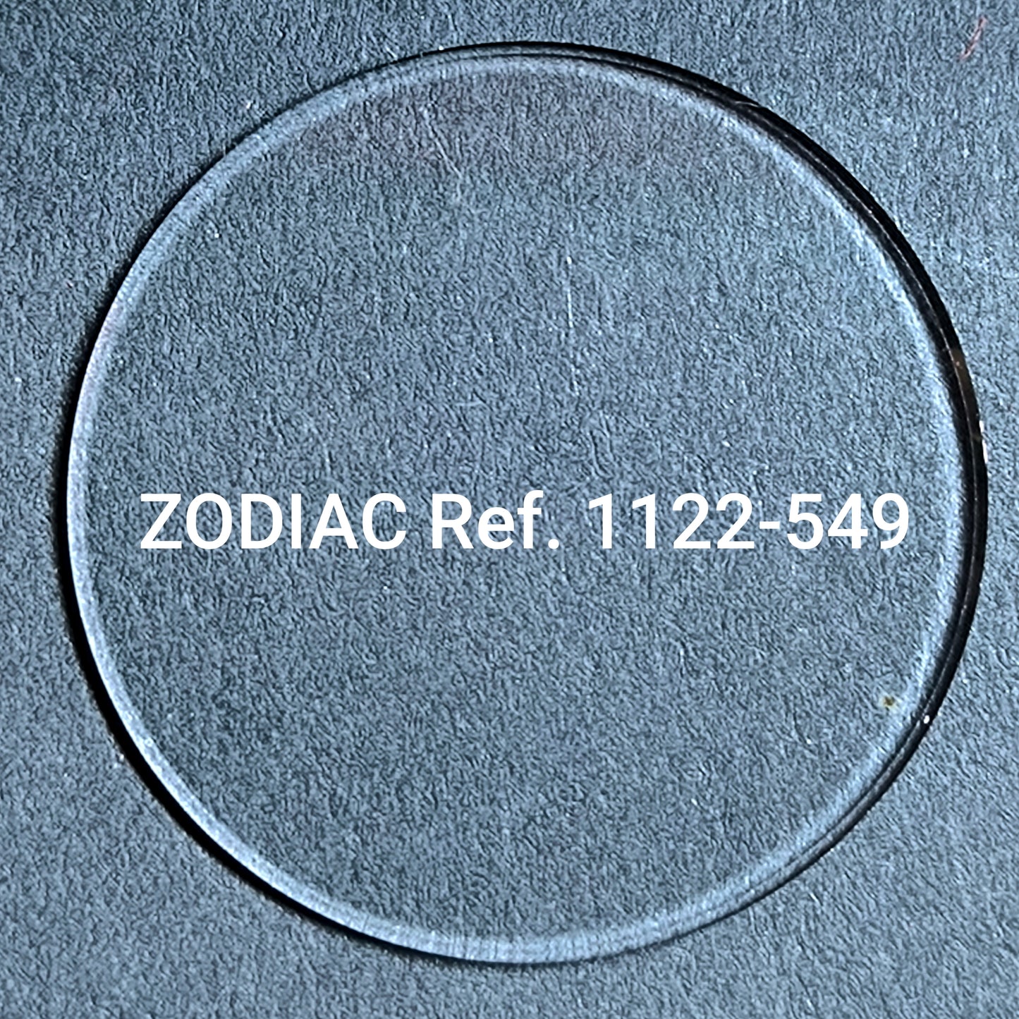 ZODIAC - orig. NOS  Mineral Uhrglas - Vintage - Ref. 1122-549