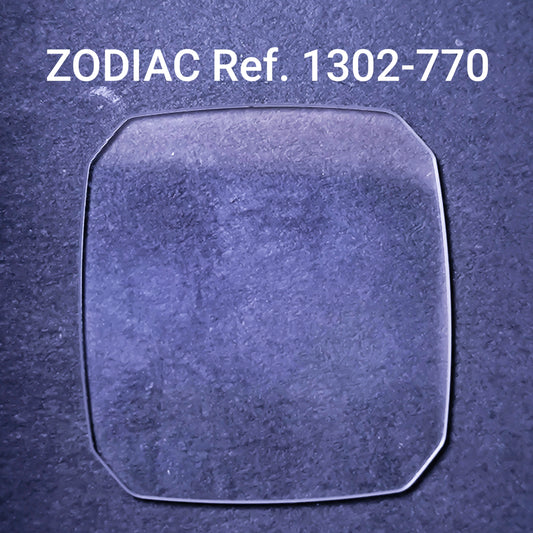 NOS - Mineral Form Uhrglas mit Glasdichtung - ZODIAC - Ref. 1302-770 - Vintage
