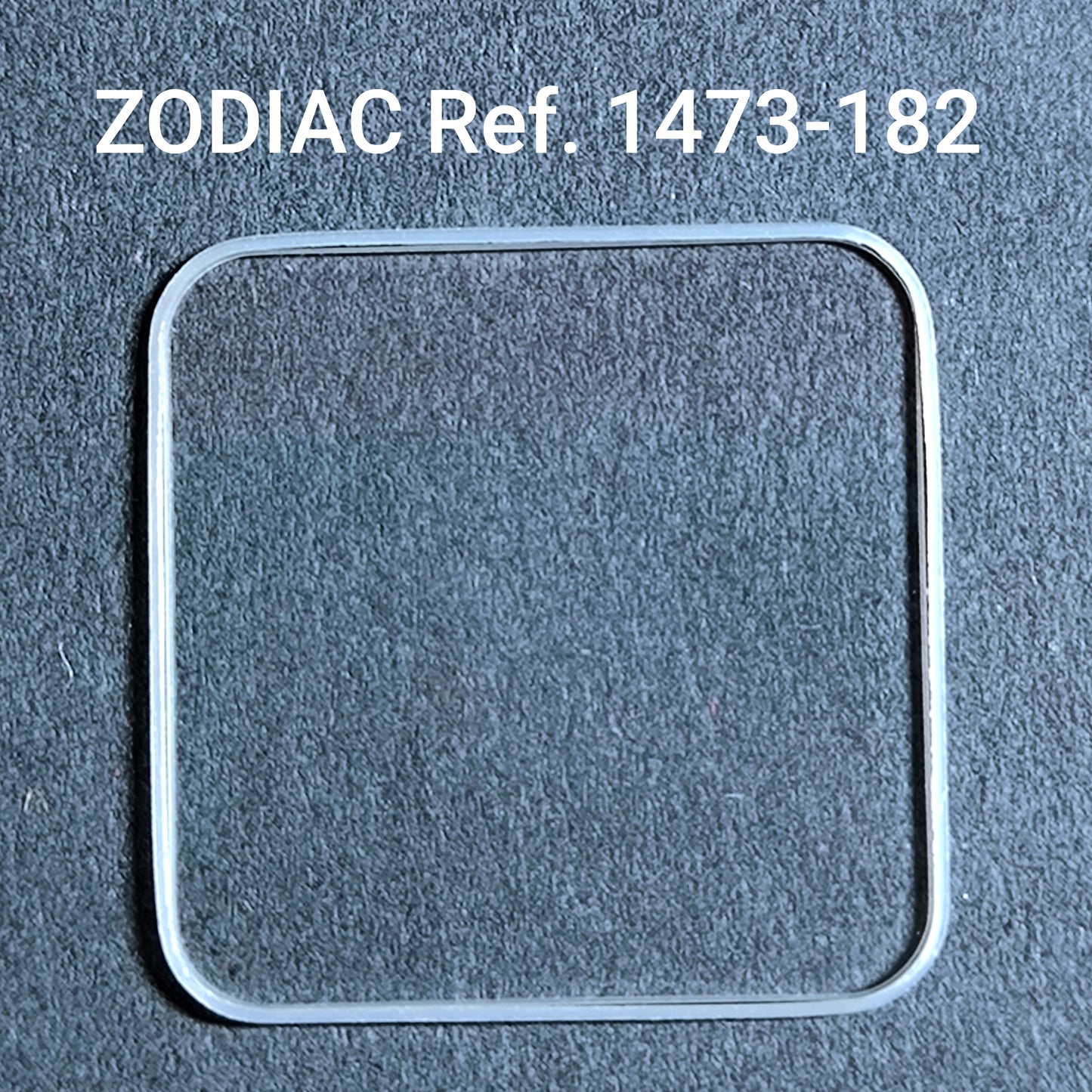 ZODIAC - orig. NOS Uhrglas mit I Dichtung - Vintage - Ref. 1473-182