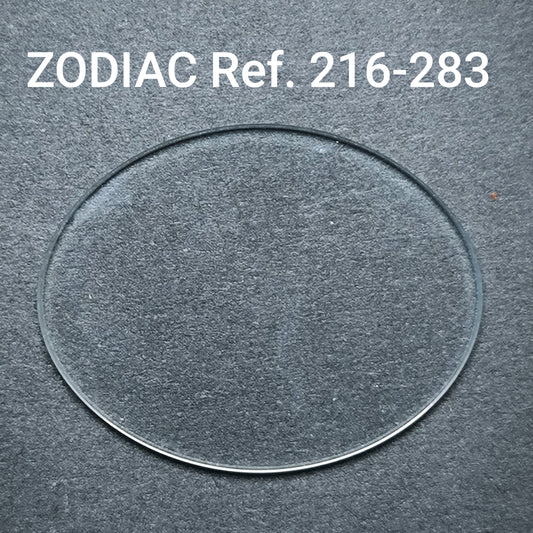 ZODIAC - orig. NOS Mineral Uhrglas Ballenform - Vintage - Ref. 216-283