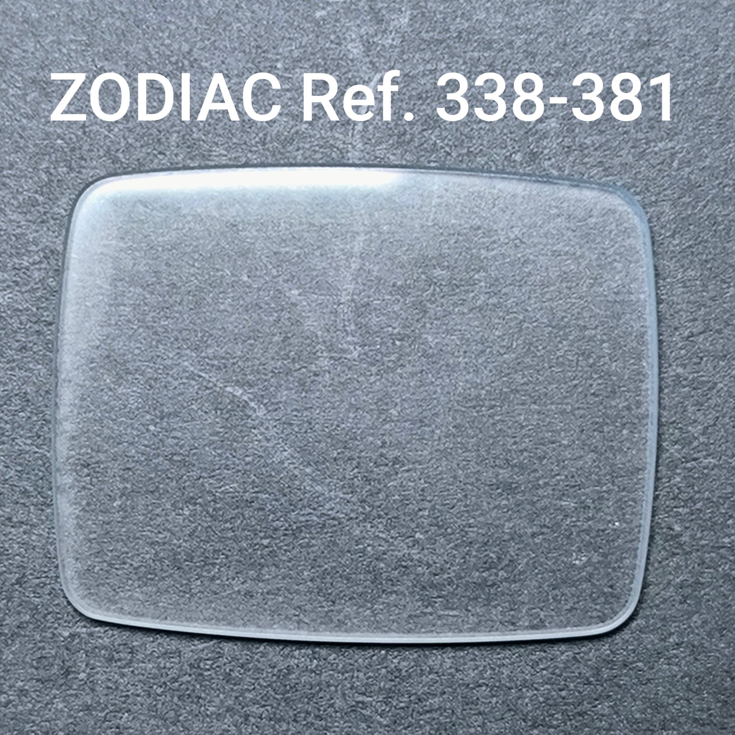 ZODIAC - orig. Uhrglas - NOS - Mineral - Vintage - Ref. 338-381