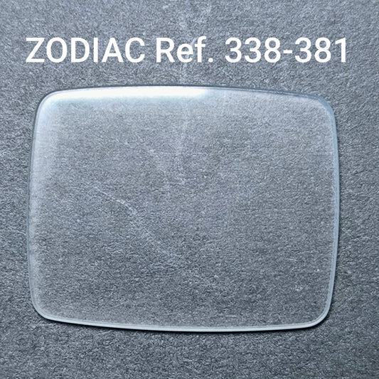 ZODIAC - orig. Uhrglas - NOS - Mineral - Vintage - Ref. 338-381