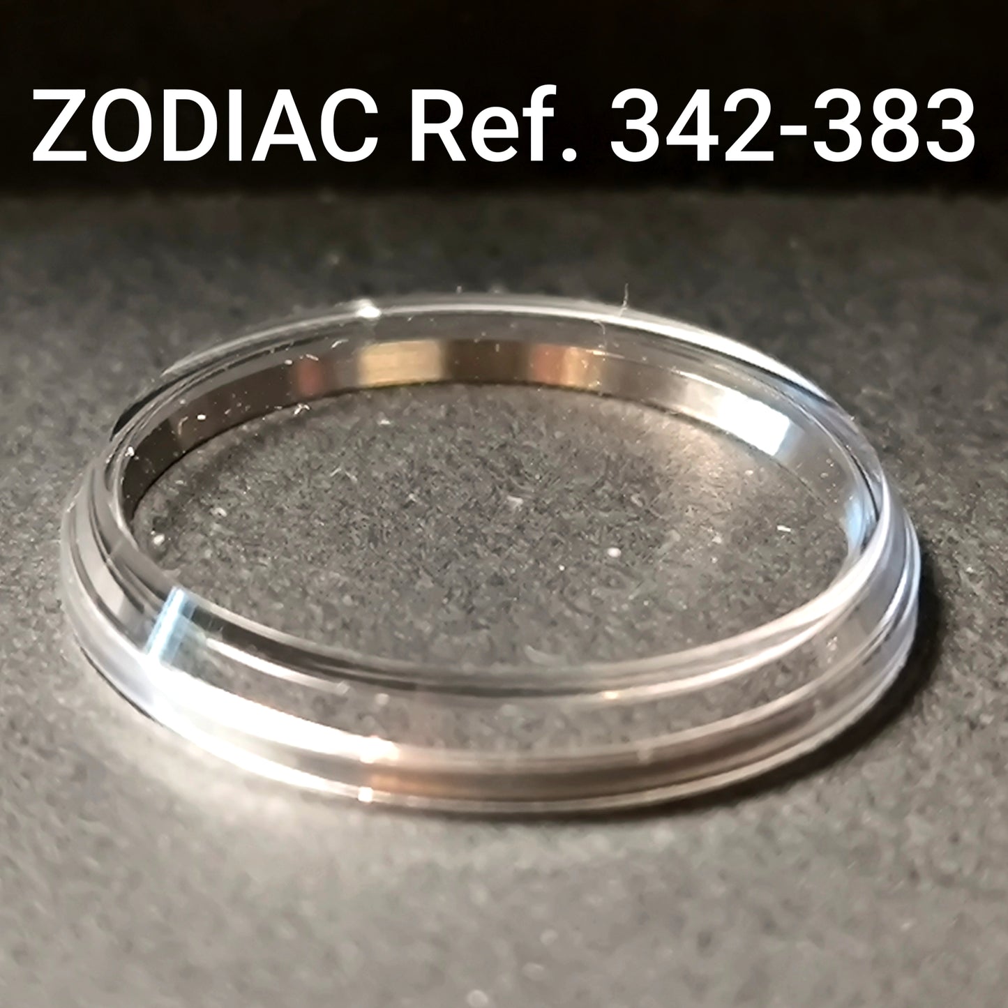 ZODIAC - orig. NOS ATC Uhrglas - Vintage - Ref. 342-383