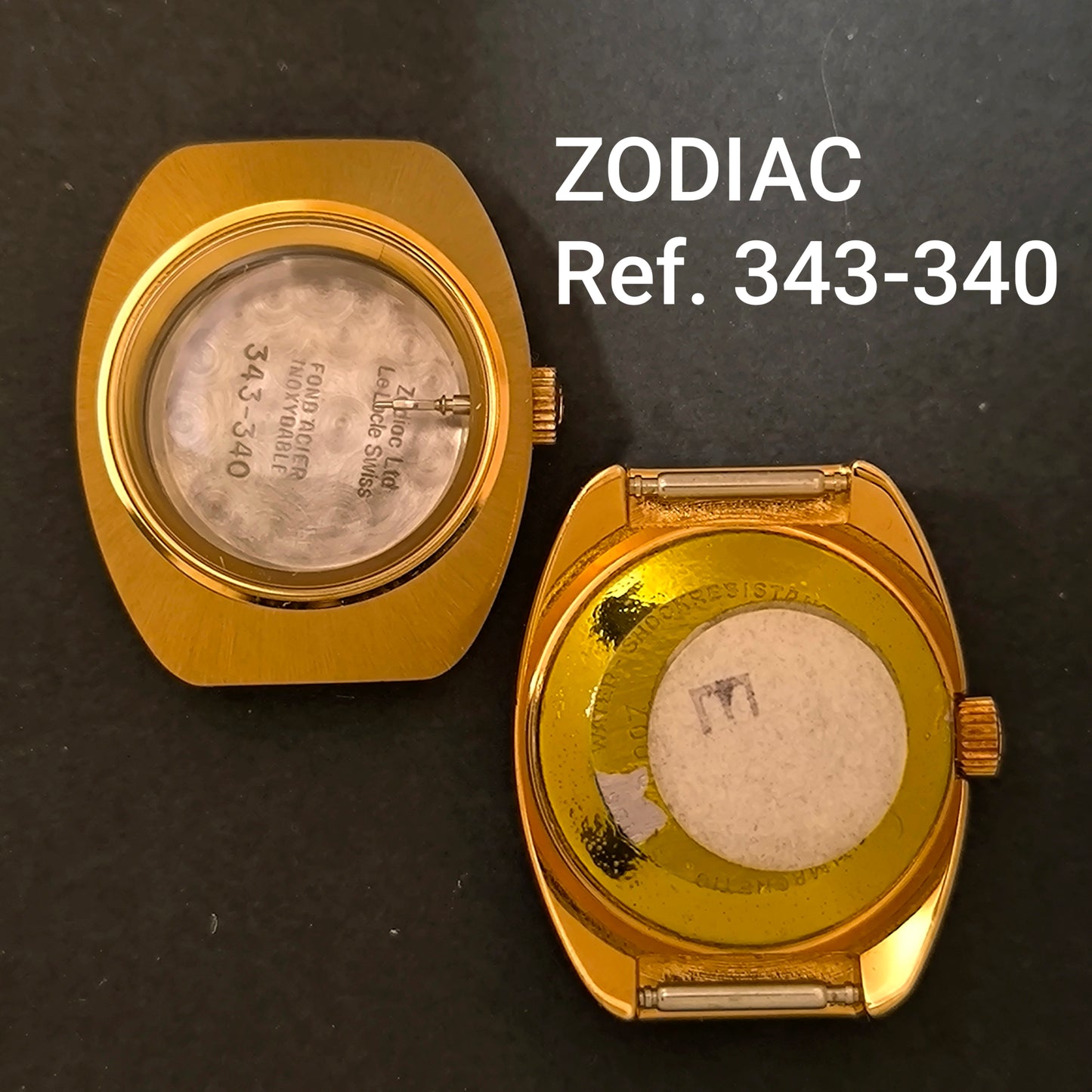 ZODIAC - Vintage NOS - orig. Gehäuse, Glas & Krone - Automatic - Dbl - Ref. 343-340
