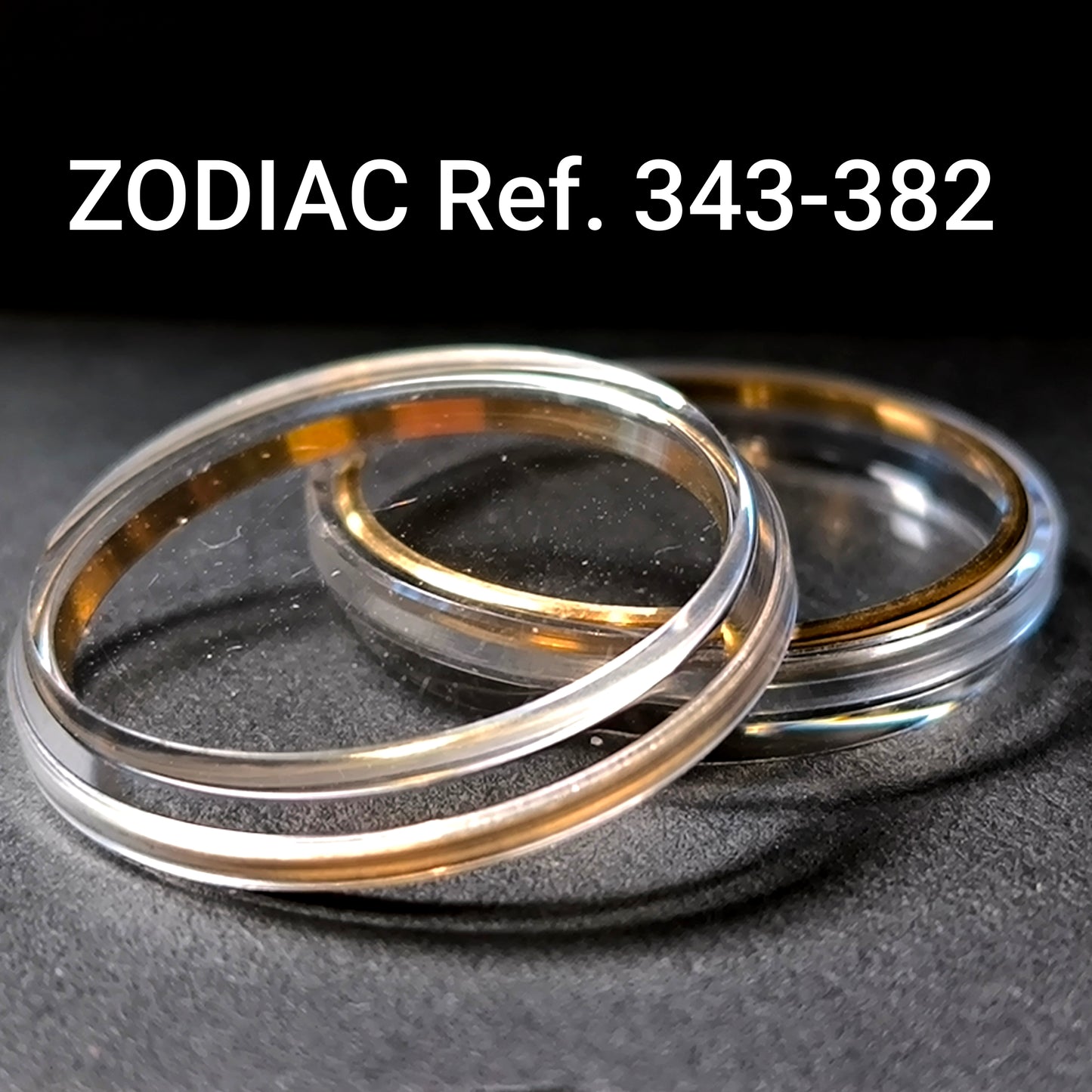 ZODIAC - orig. NOS ATG Uhrglas - Vintage - Ref. 343-382
