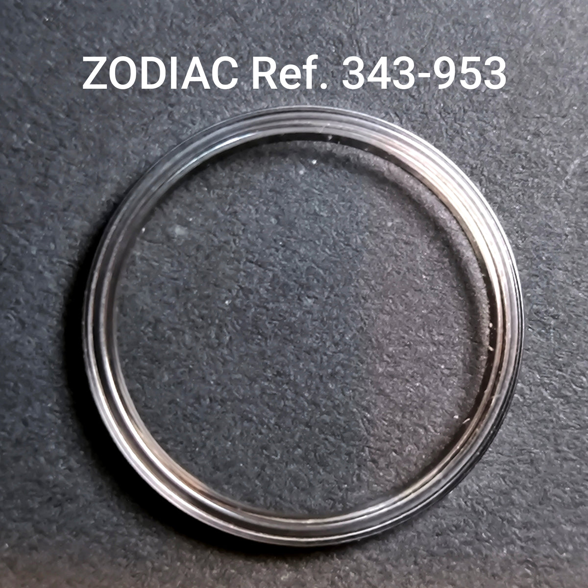 ZODIAC - orig. NOS Uhrglas - Plexi ATC Grundform - spezial - Vintage - Ref. 343-953