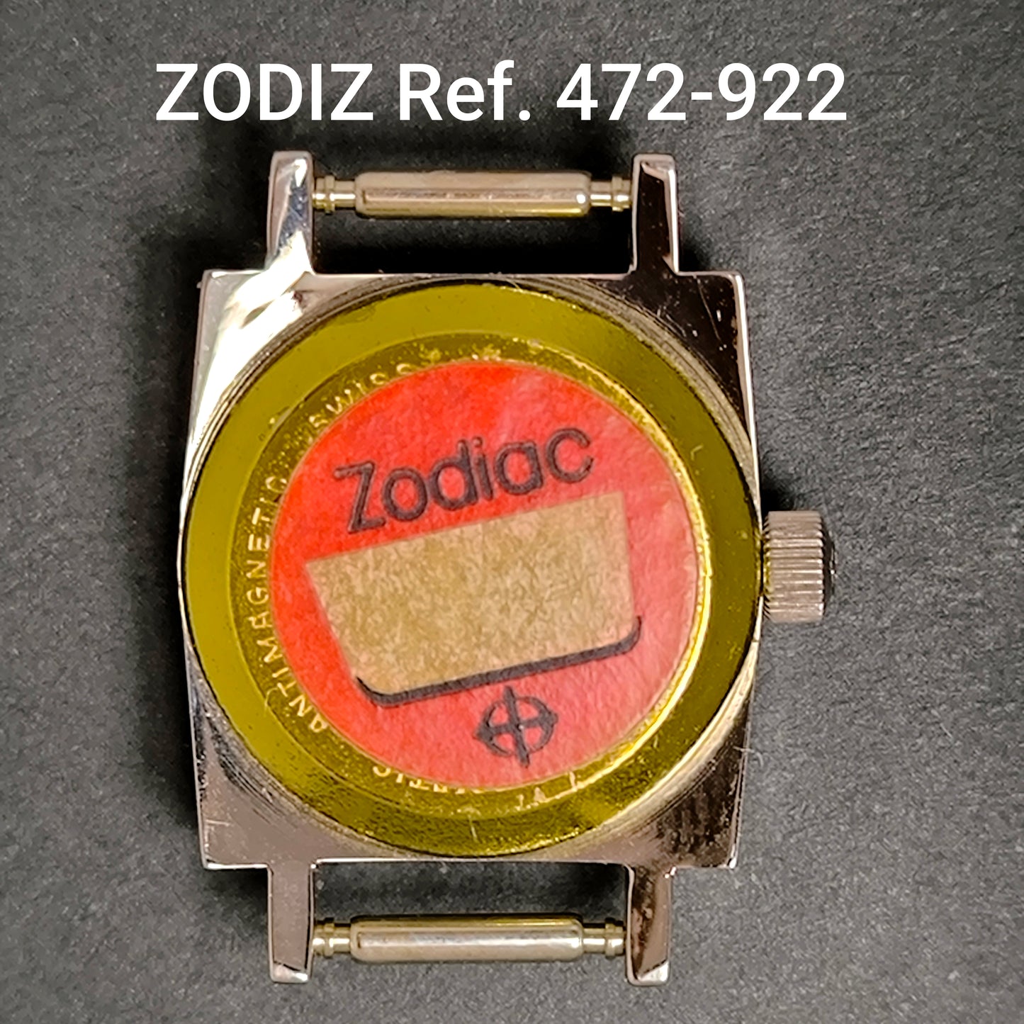 ZODIAC - Vintage NOS - orig. Gehäuse, Krone & Glas - Stahl - Ref. 472-922