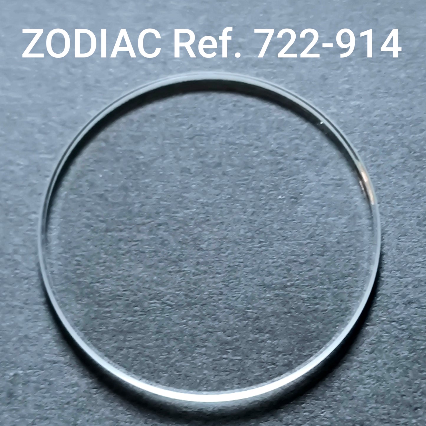 ZODIAC - orig. NOS Mineral Uhrglas - Vintage - Ref. 722-914