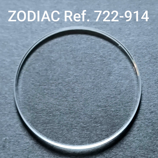 ZODIAC - orig. NOS Mineral Uhrglas - Vintage - Ref. 722-914