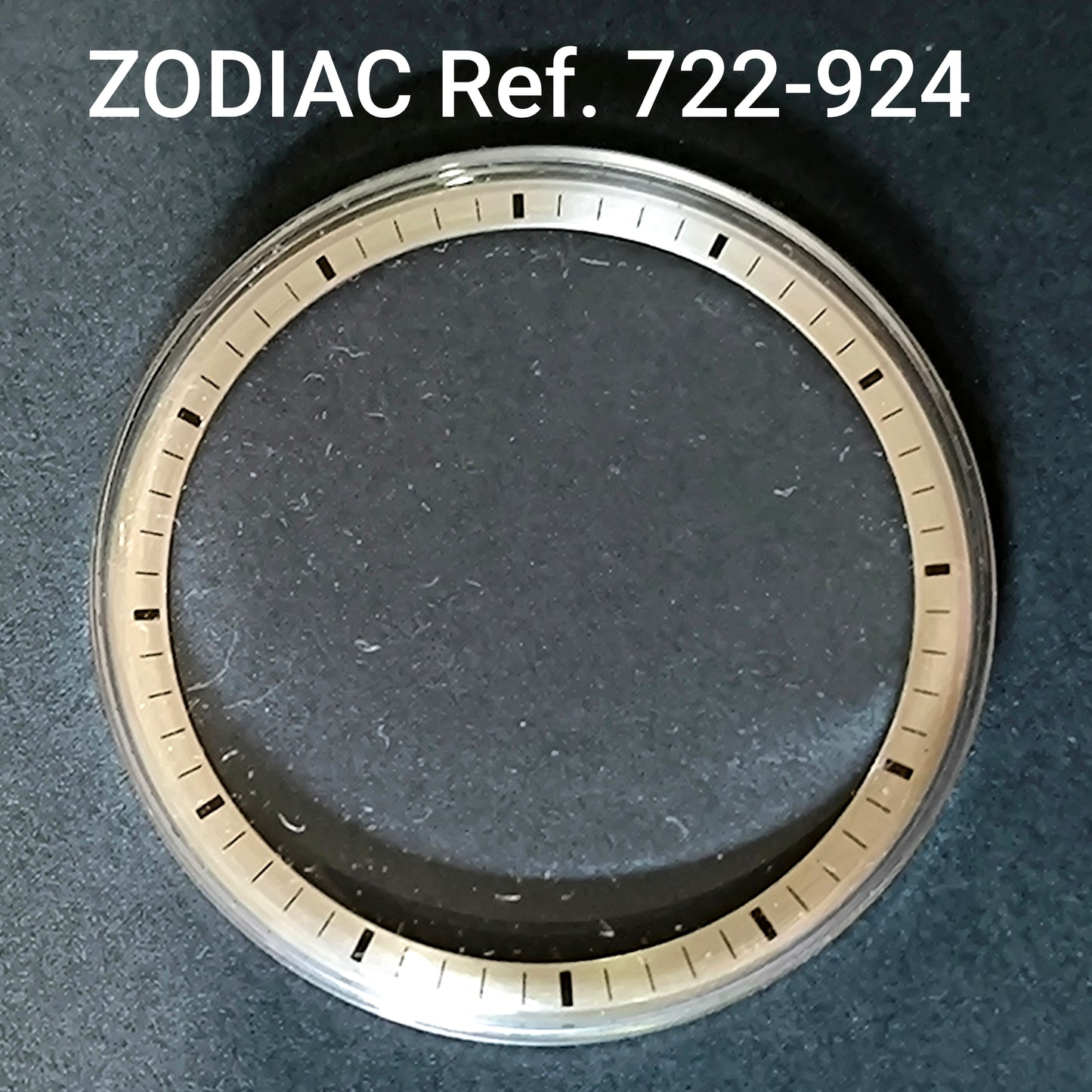 ZODIAC GOLDENLINE Automatic - orig. NOS Uhrglas - ATC - Vintage - Ref. 722-924 = ident. Ref. 723-924