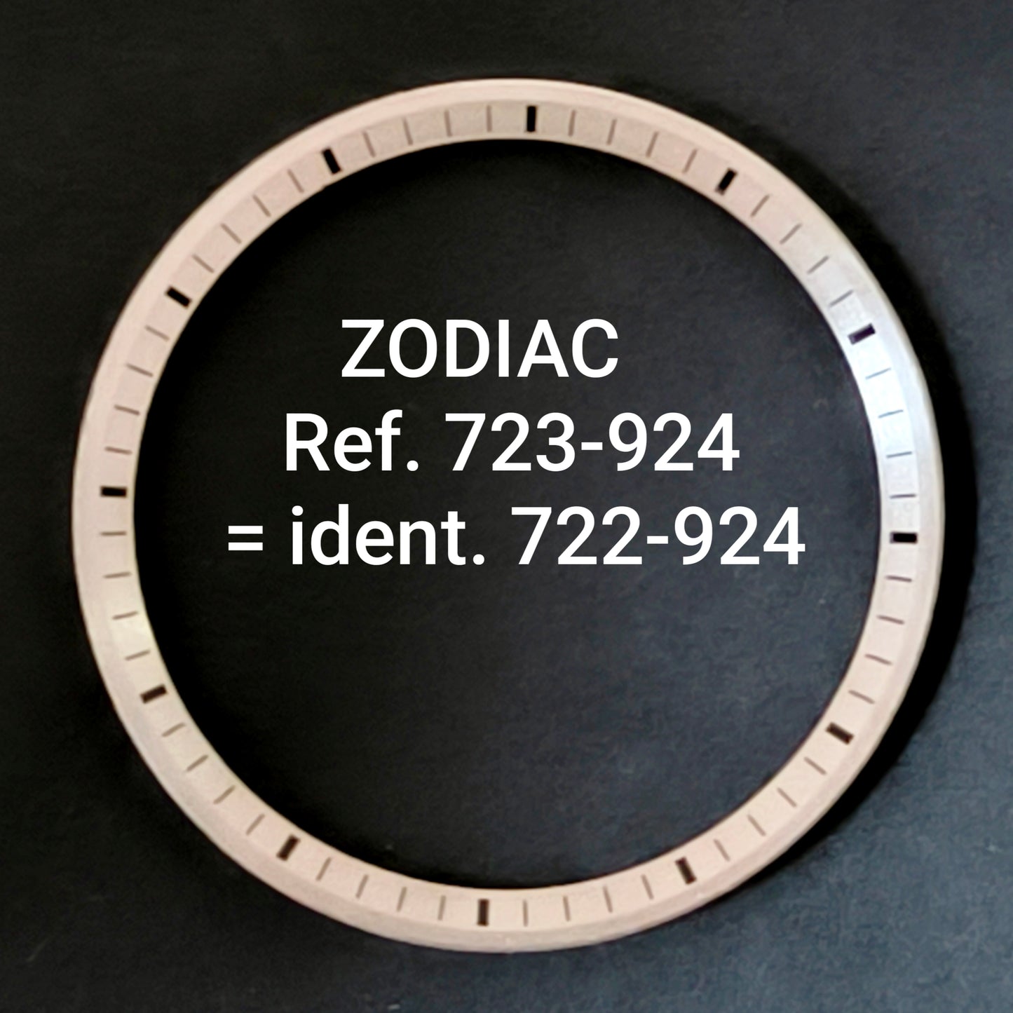 ZODIAC GOLDENLINE Automatic - orig. ATC Minuterie Spannring - Vintage - Ref. 722-924 = ident. Ref. 723-924