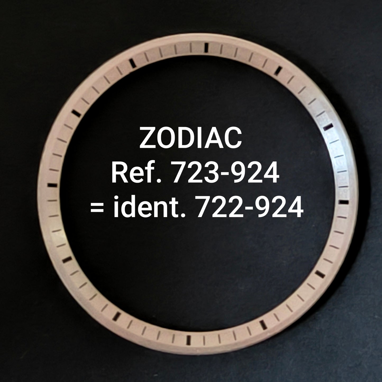 ZODIAC GOLDENLINE Automatic - orig. ATC Minuterie Spannring - Vintage - Ref. 722-924 = ident. Ref. 723-924