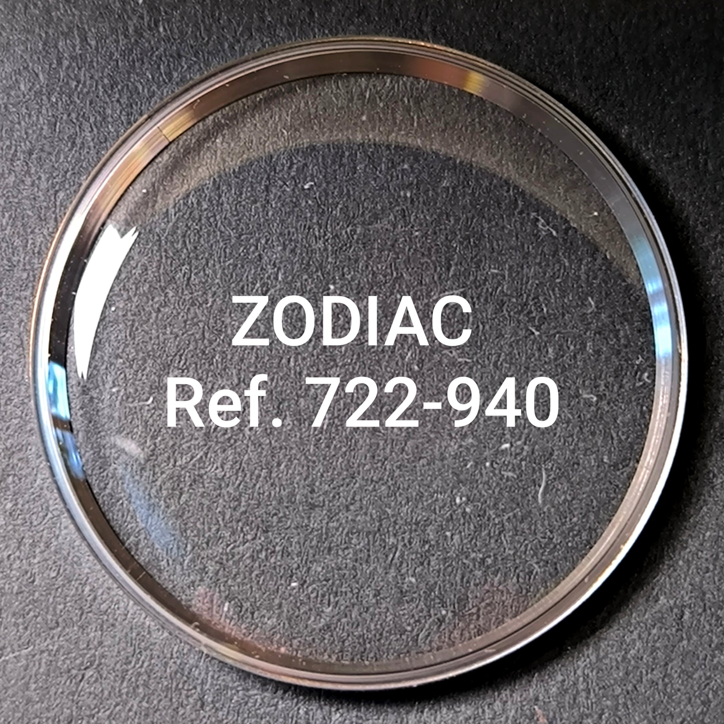 ZODIAC - orig. NOS ATC Uhrglas - Vintage - Ref. 722-940