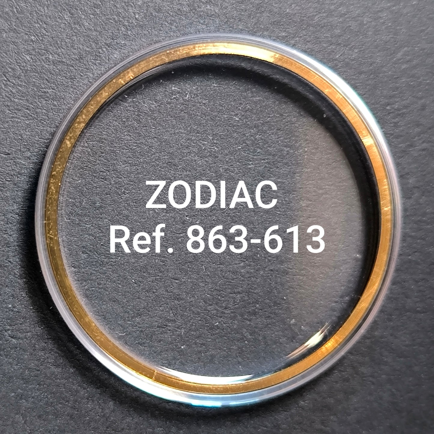 ZODIAC - orig. NOS Uhrglas - Vintage - Ref. 863-613