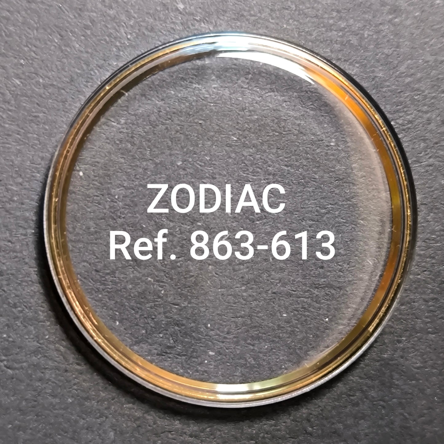 ZODIAC - orig. NOS Uhrglas - Vintage - Ref. 863-613