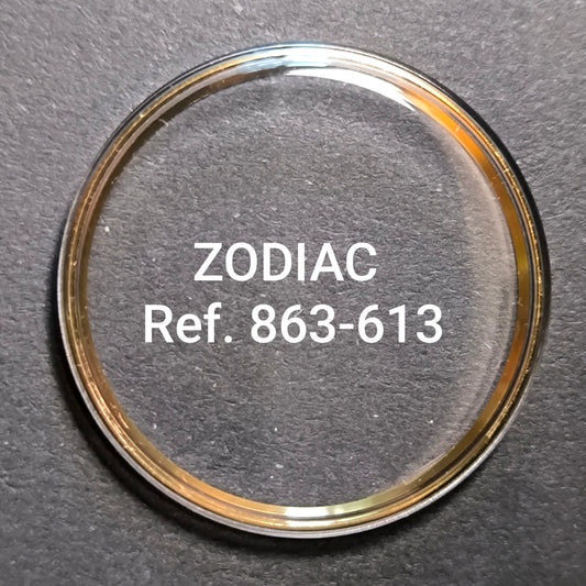 ZODIAC - orig. NOS Uhrglas - Vintage - Ref. 863-613