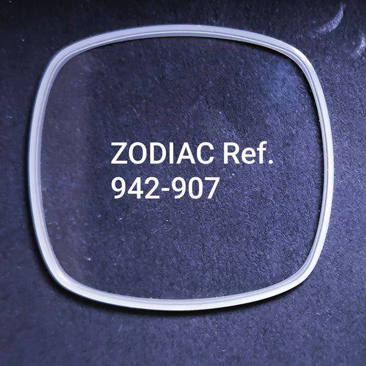 NOS - Mineral Form Uhrglas mit Glasdichtung - ZODIAC - Ref. 942-907 - Vintage