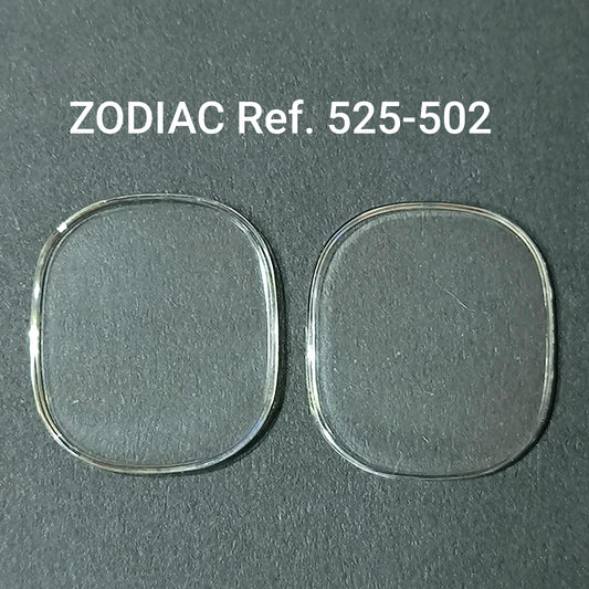 ZODIAC - orig. NOS Uhrglas - Vintage - Ref. 525-502 Ballenform