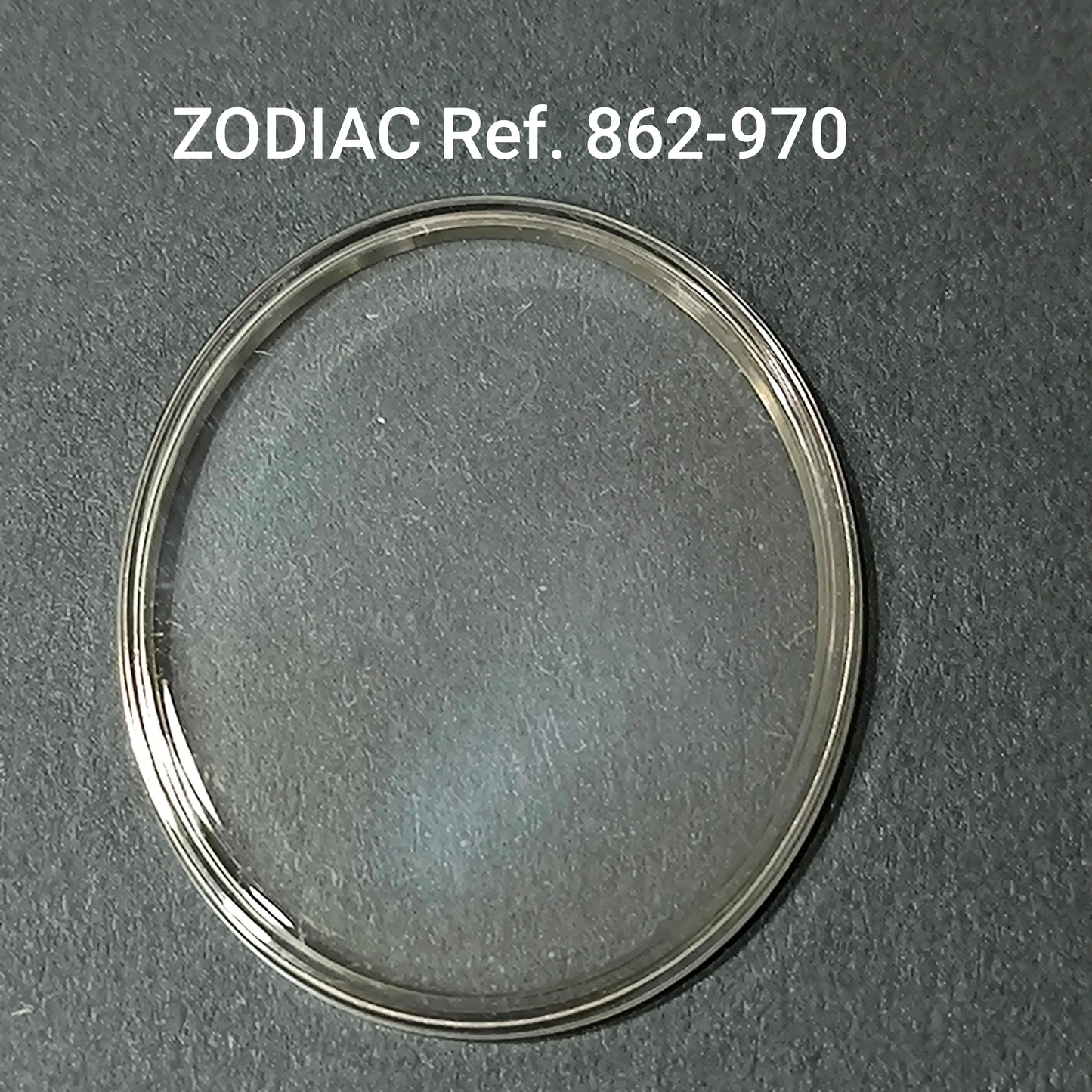 ZODIAC - orig. NOS Uhrglas - Vintage - Ref. 862-970 - Plexiglas Ballenform mit ATG oder ATC Spannring - für SST 36000 Herrenuhr Automatic